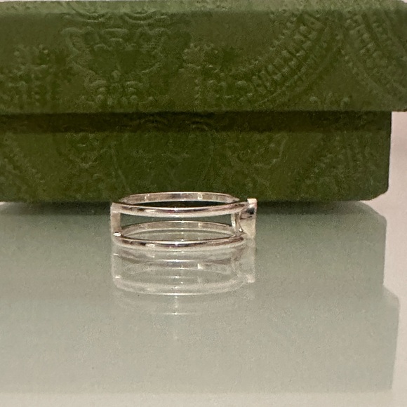 NWB GUCCI INTERLOCKING THIN OPEN BAND - Picture 11 of 16